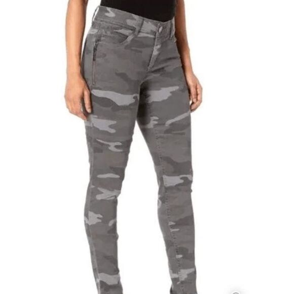 Democracy Women’s Ab Technology Camouflage Ankle Jeans SZ 14 Gorpcore Casual - Picture 1 of 10